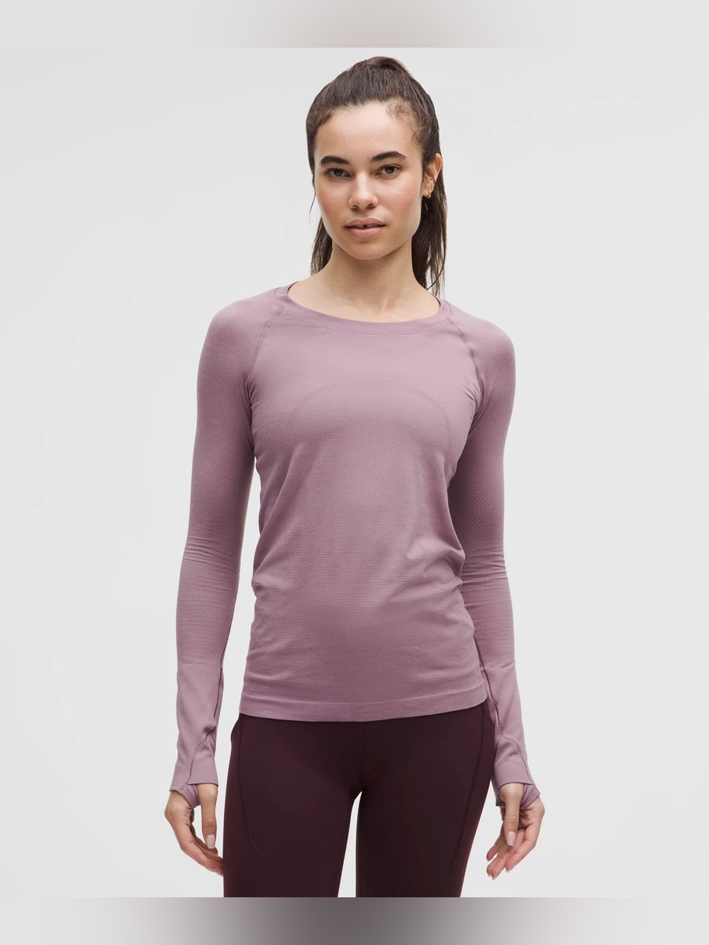 LULULEMON Swiftly Tech Long-Sleeve 2.0 Hip Length Sz 4